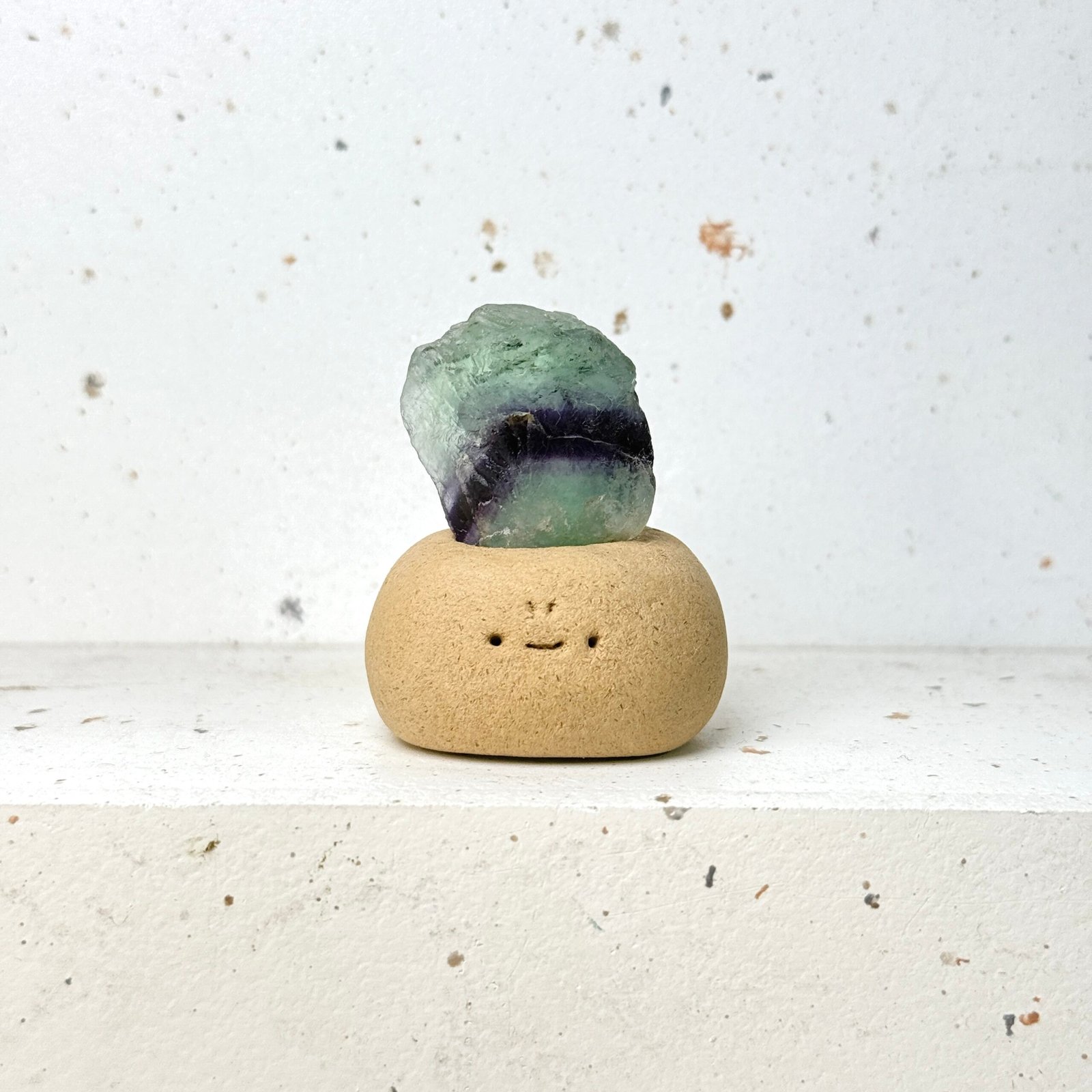 S210螢石/藍螢石小豆丁Fluorite bean