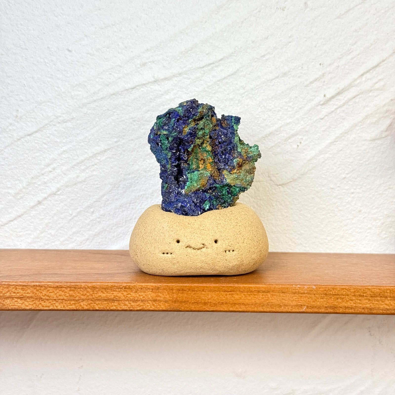 E224藍銅礦小豆丁Azurite bean
