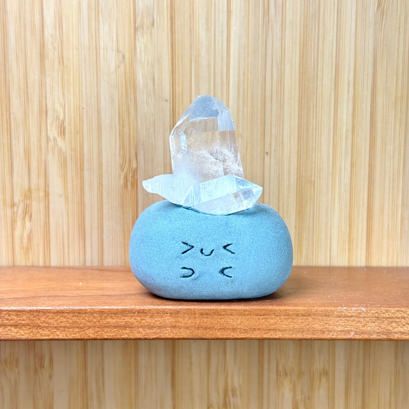 R160縫合水晶小豆丁Faden Quartz bean