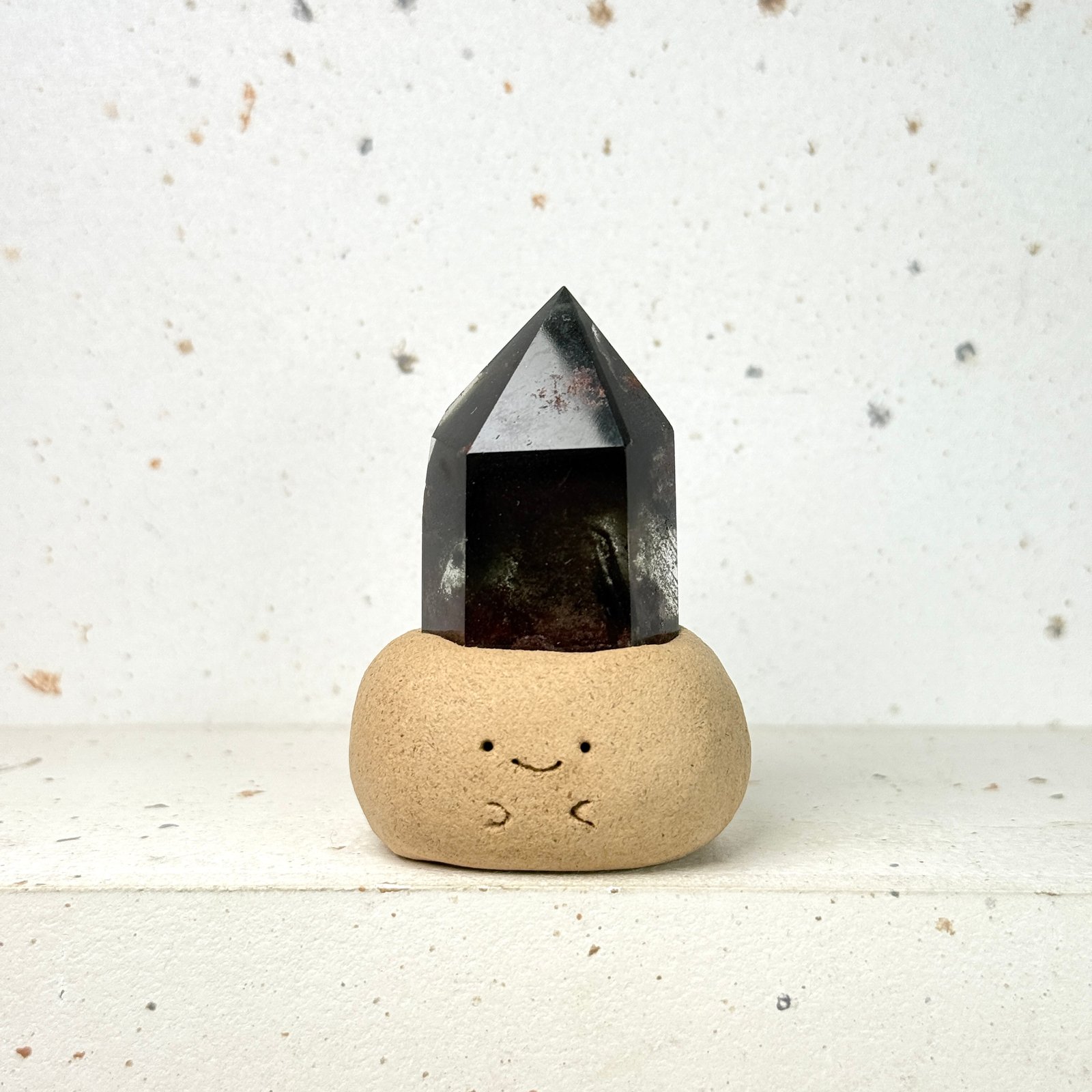 L229幽靈水晶小豆丁Phantom quartz bean