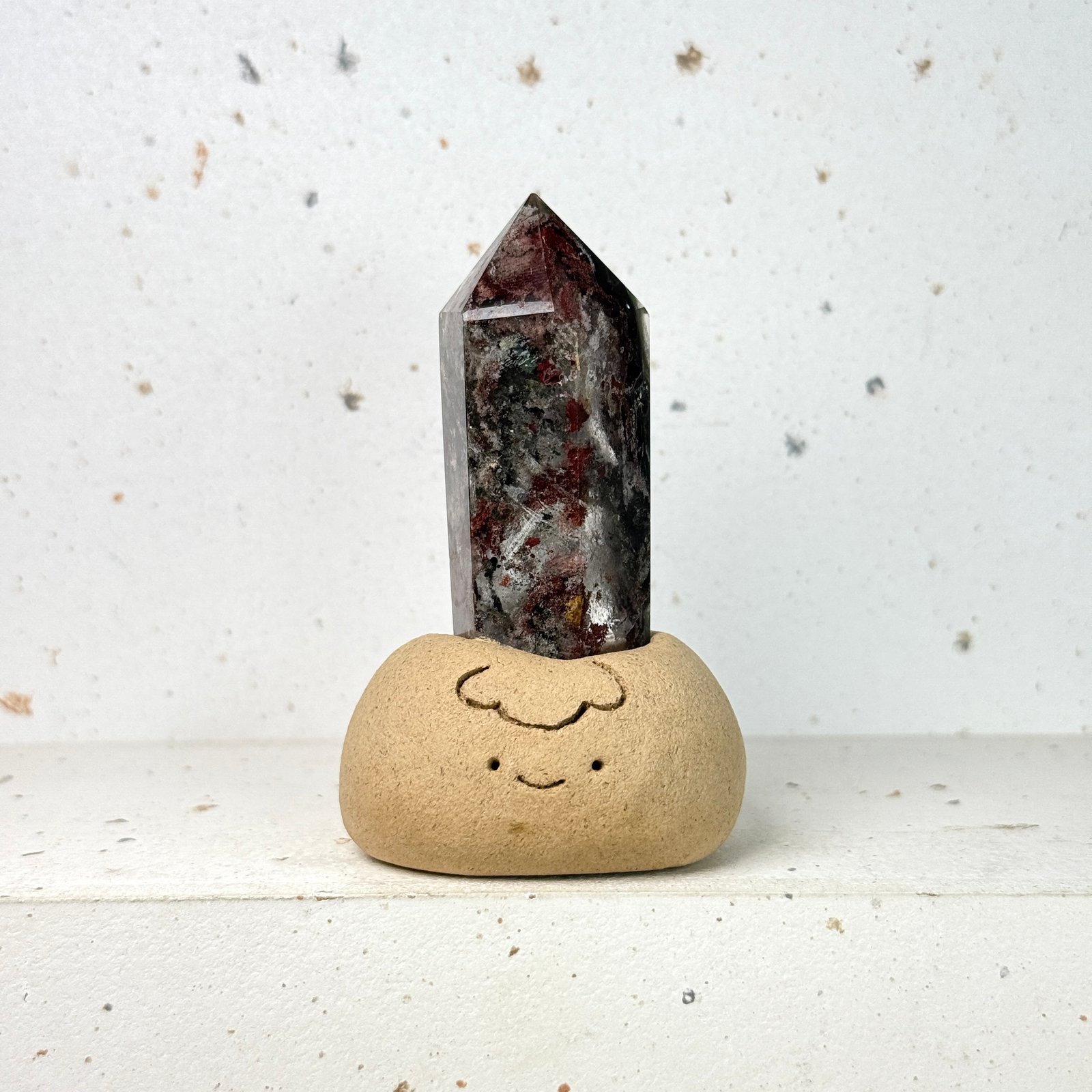 L233幽靈水晶小豆丁Phantom quartz bean